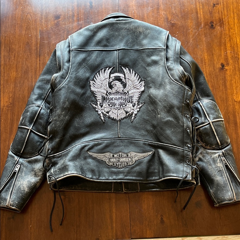 Vintage Harley-Davidson Leather Jacket/Vest Size L